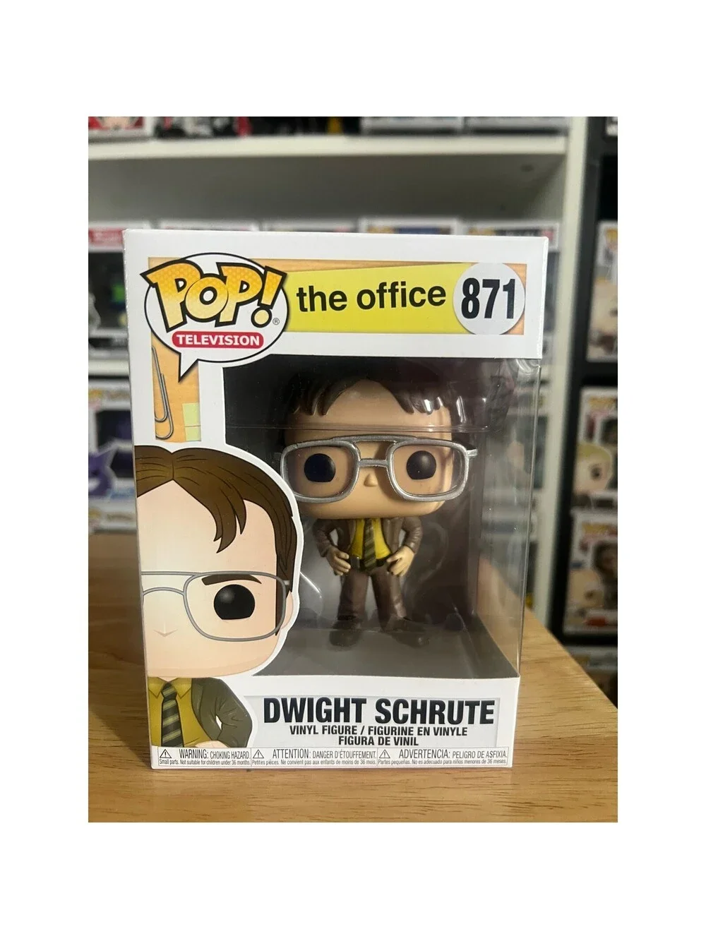 VAULTED Dwight Schrute Funko Pop #871 The Office Television Tv Show Rainn Wilson